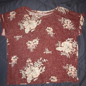 Hollister floral tee